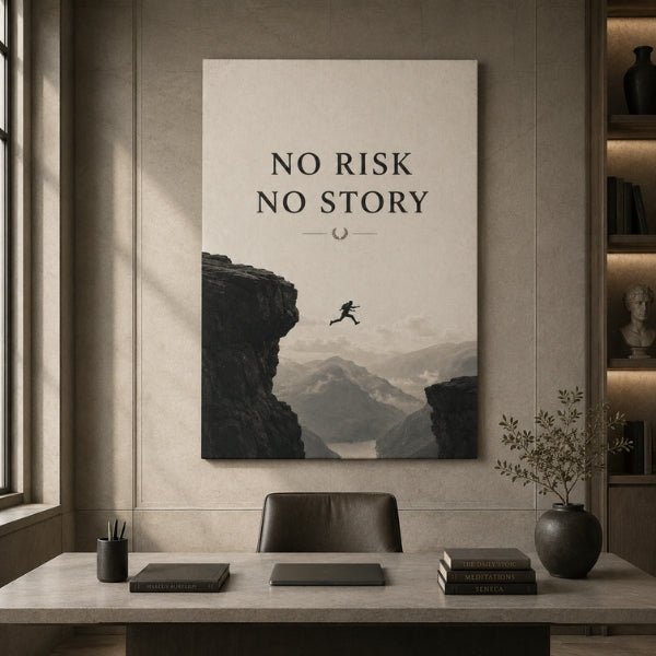 No Risk No Story - Ambitioncanvas.com