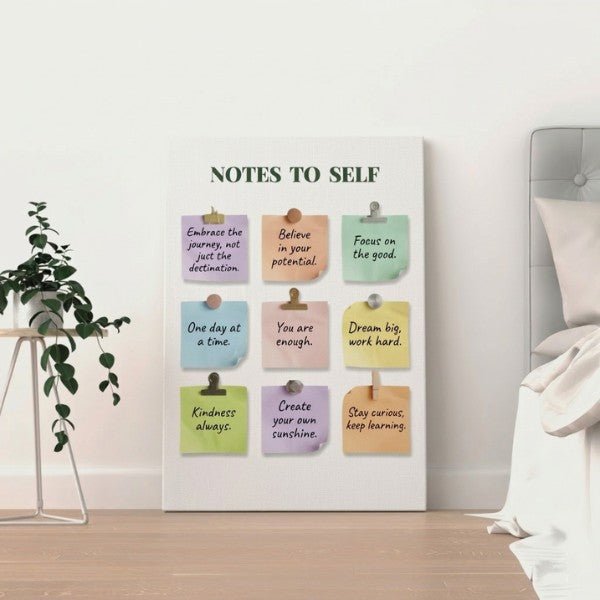Notes To Self - Ambitioncanvas.com