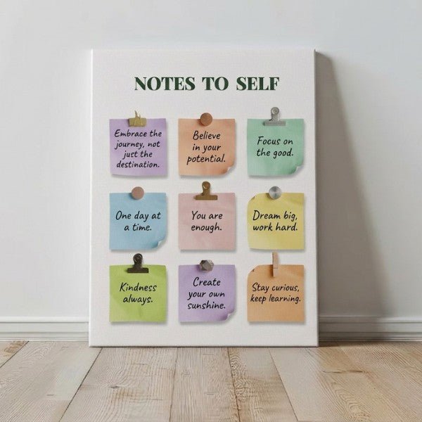 Notes To Self - Ambitioncanvas.com