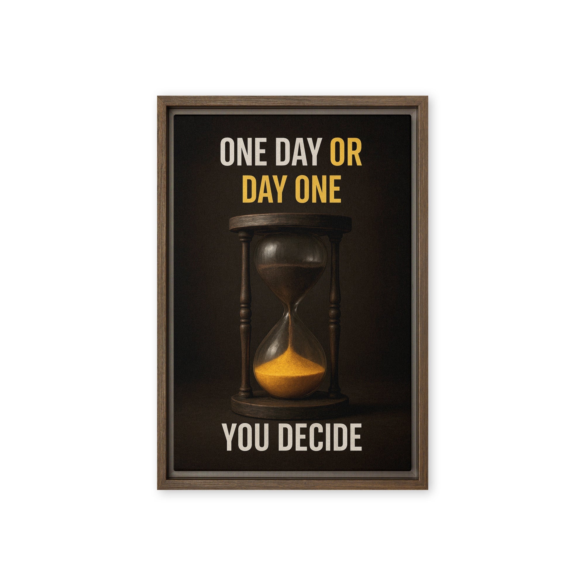 One Day or Day One - Ambitioncanvas.com