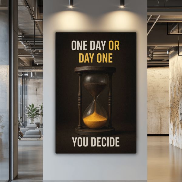 One Day or Day One - Ambitioncanvas.com