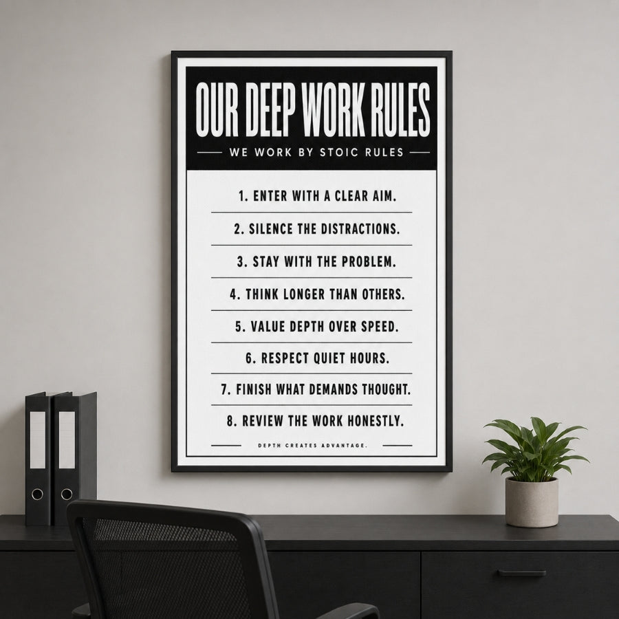 Our Deep Work Rules