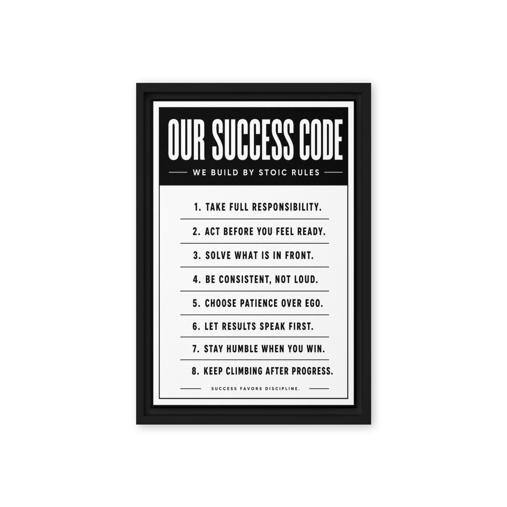 Our Success Code - Ambitioncanvas.com