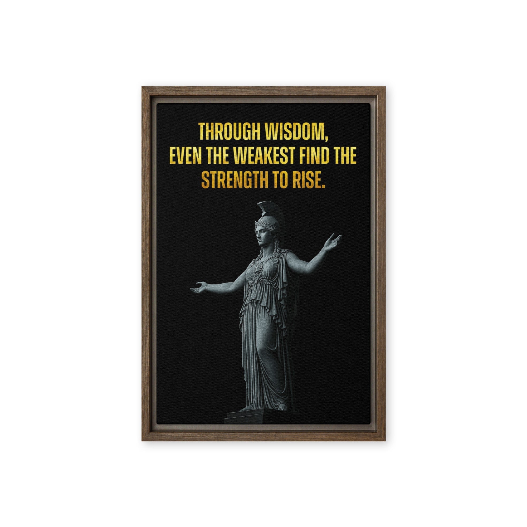 Rise Through Wisdom - Ambitioncanvas.com
