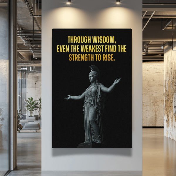 Rise Through Wisdom - Ambitioncanvas.com