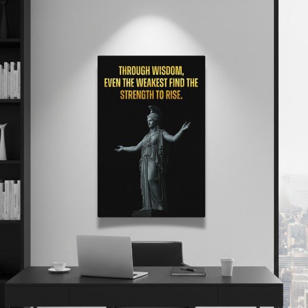 Rise Through Wisdom - Ambitioncanvas.com