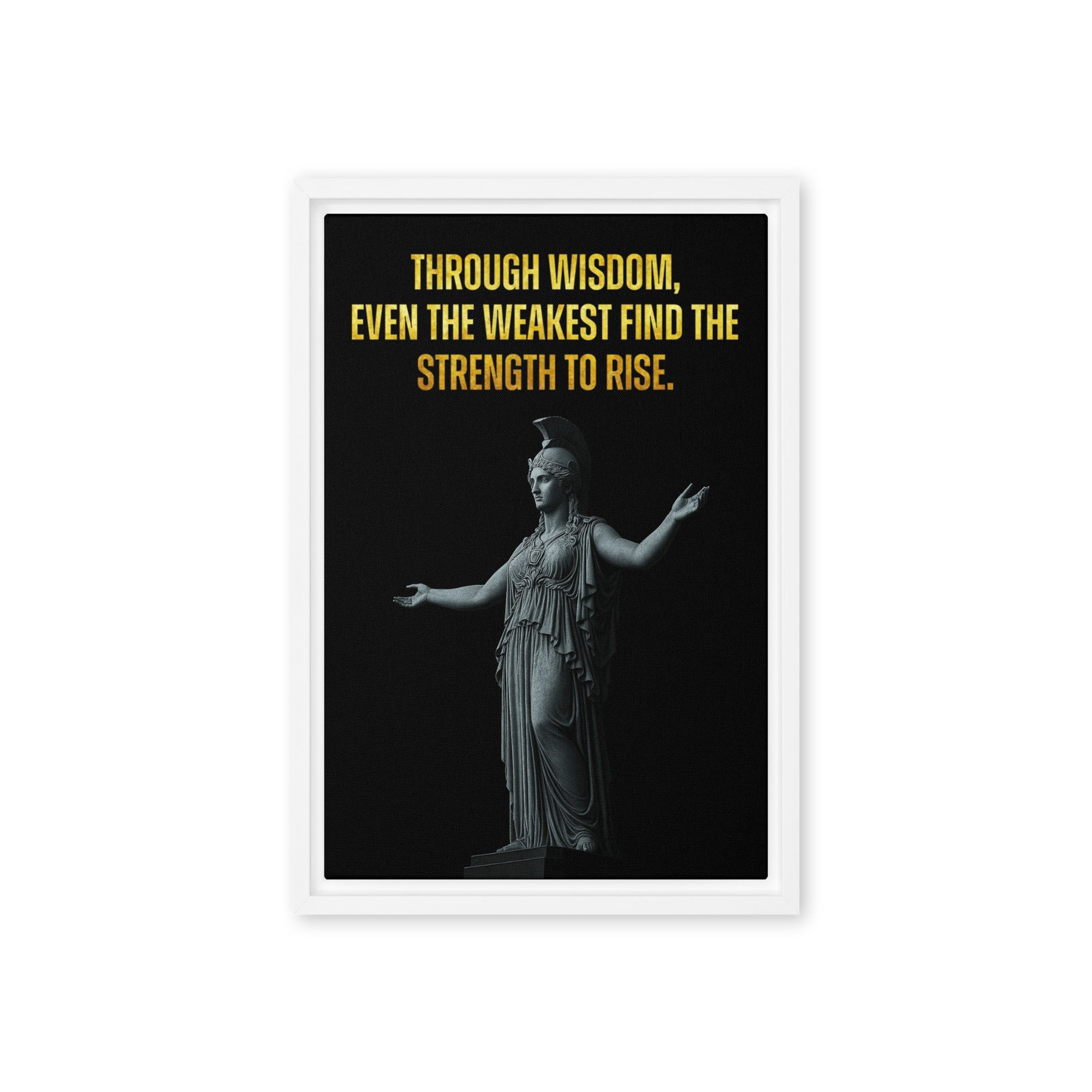 Rise Through Wisdom - Ambitioncanvas.com