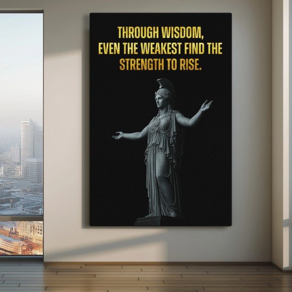 Rise Through Wisdom - Ambitioncanvas.com