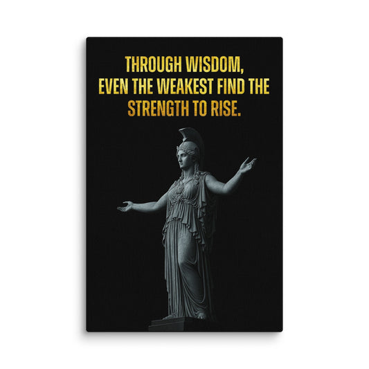 Rise Through Wisdom - Ambitioncanvas.com