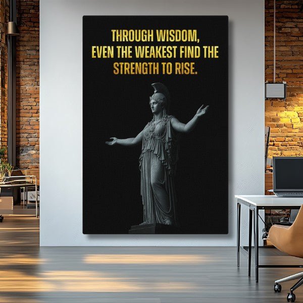 Rise Through Wisdom - Ambitioncanvas.com