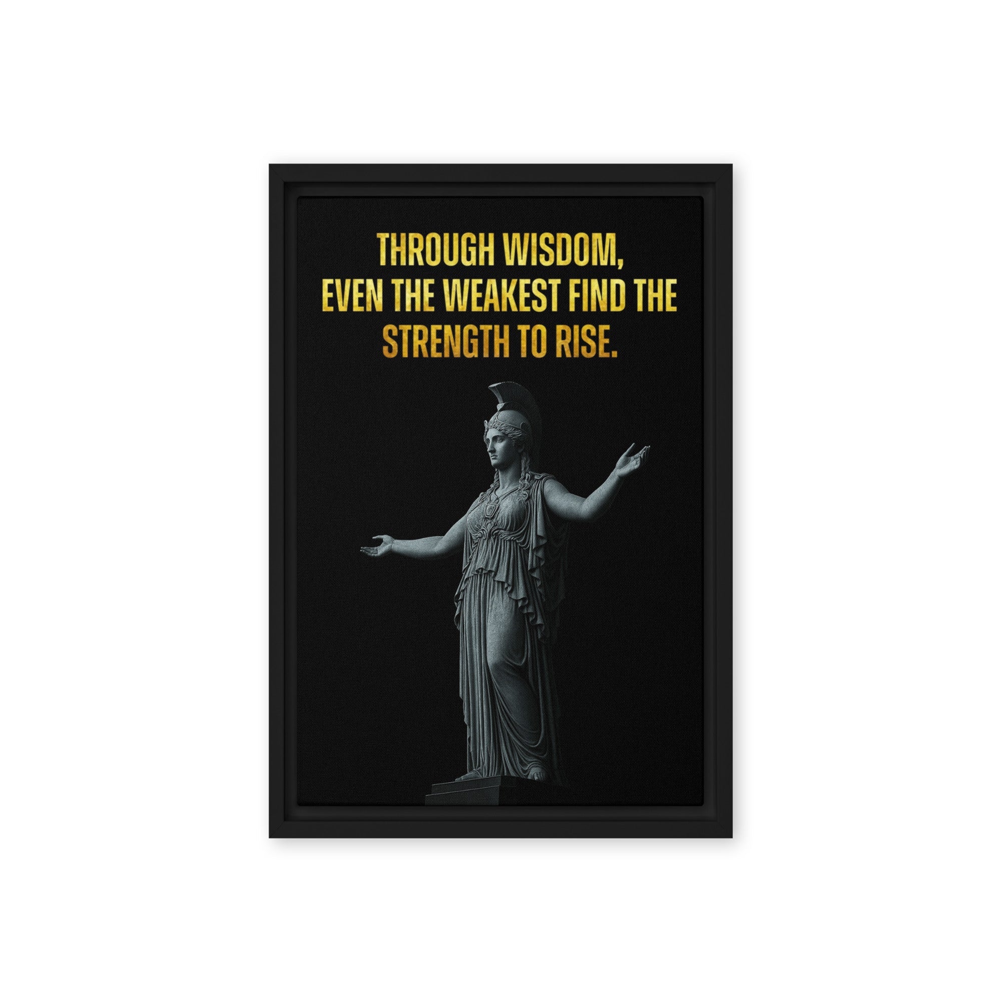 Rise Through Wisdom - Ambitioncanvas.com
