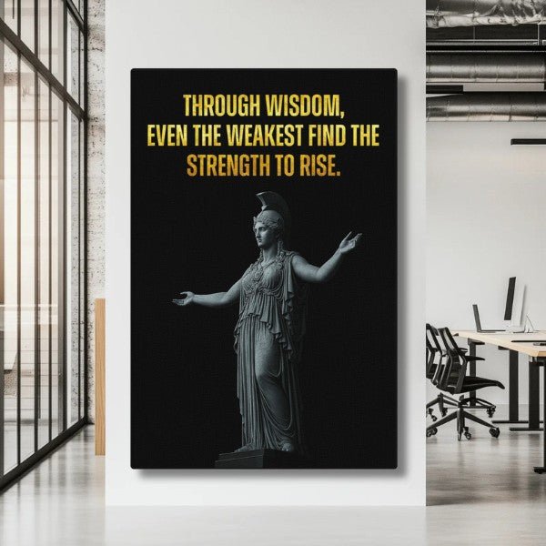 Rise Through Wisdom - Ambitioncanvas.com