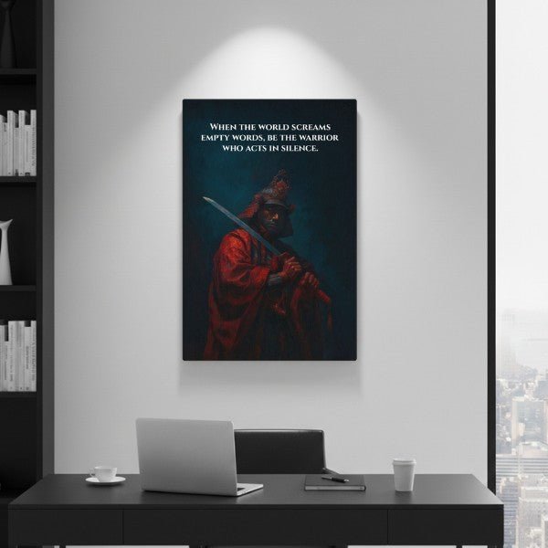 Silence Is Strategy - Ambitioncanvas.com