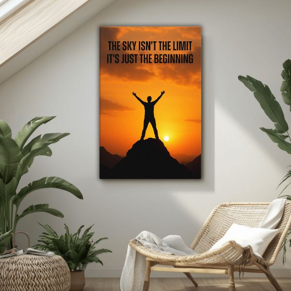 Sky Isn´t the Limit. - Ambitioncanvas.com