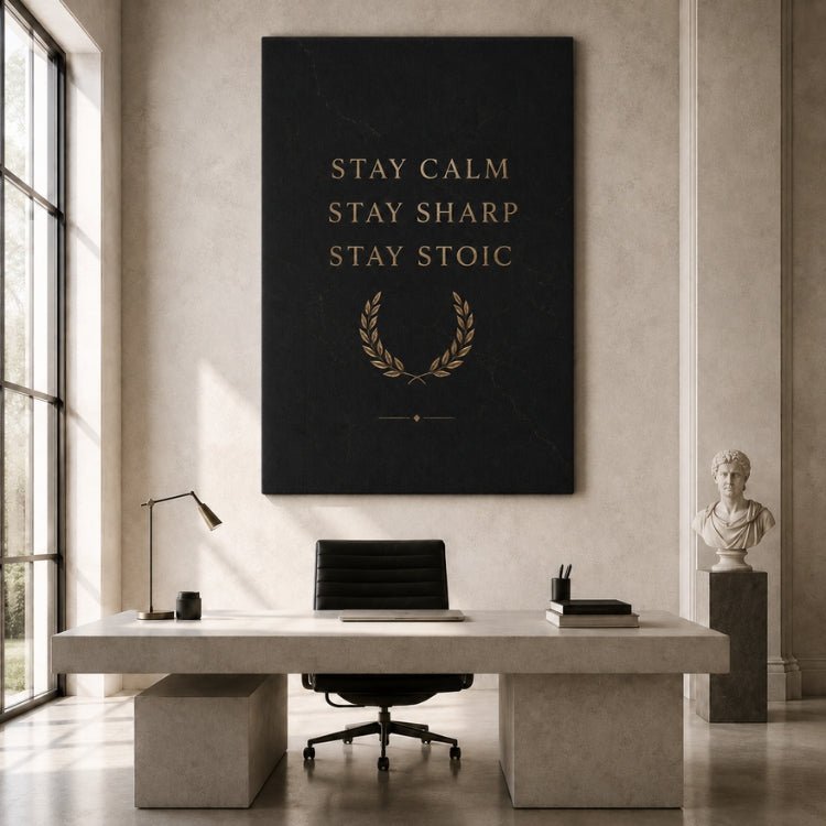 Stay Stoic - Ambitioncanvas.com
