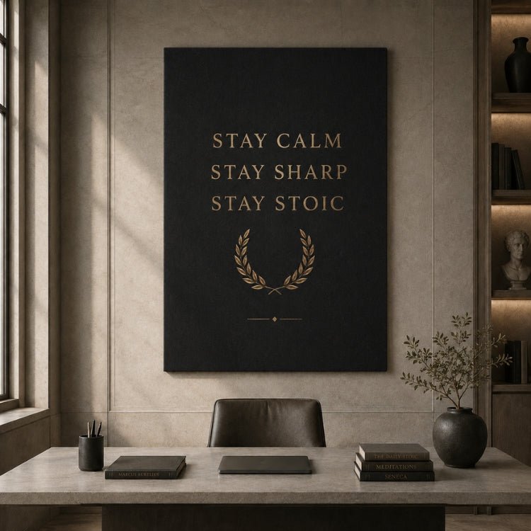 Stay Stoic - Ambitioncanvas.com