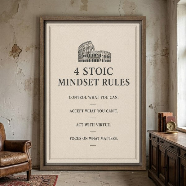 4 Stoic Mindset Rules