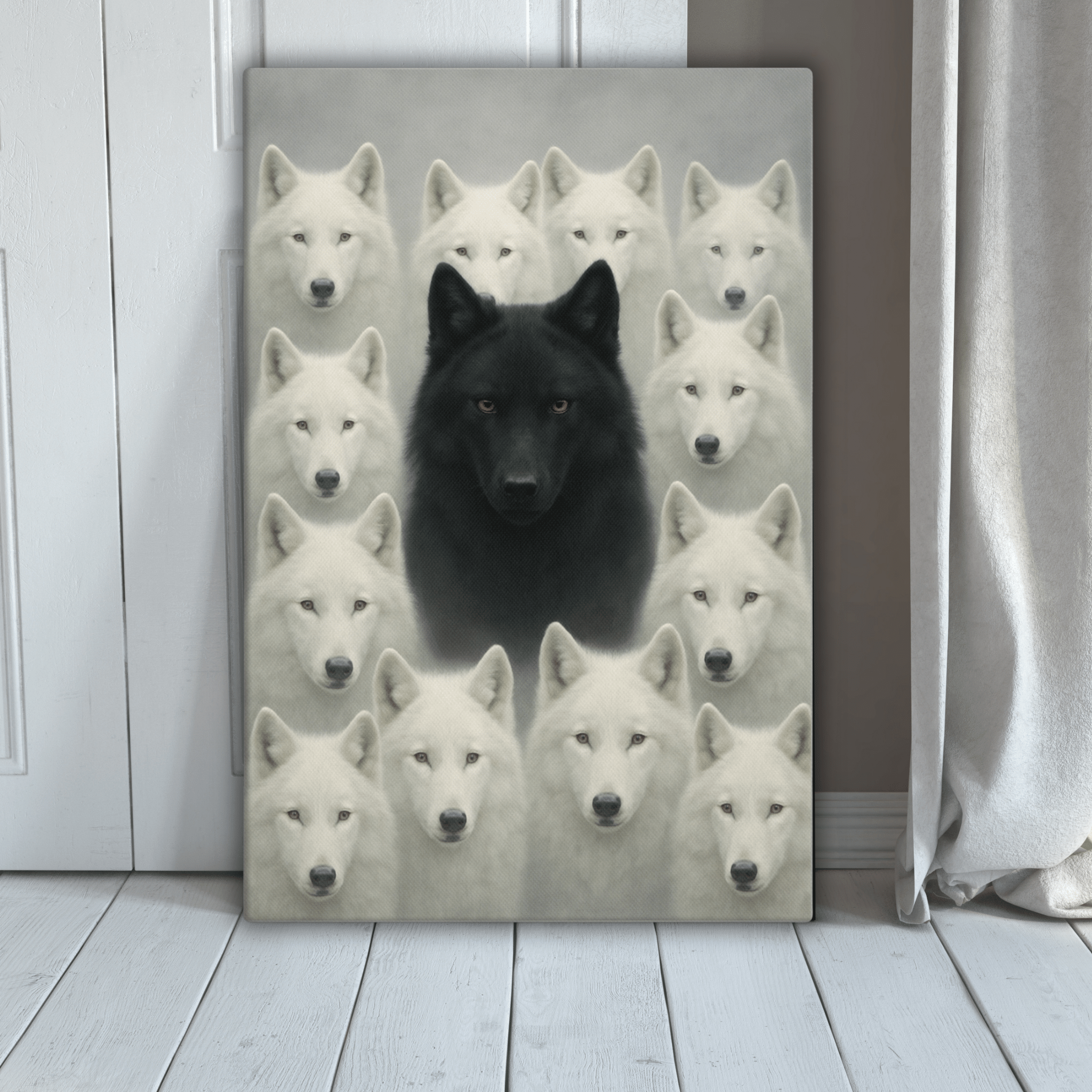 The Black Wolf - Ambitioncanvas.com