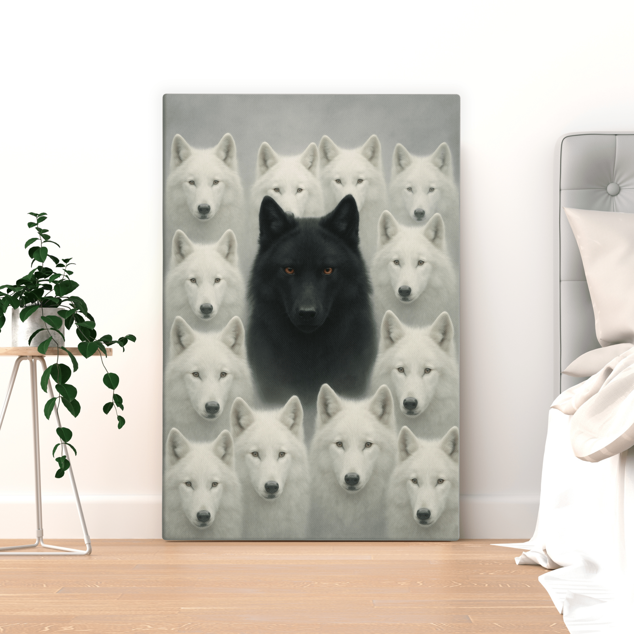 The Black Wolf - Ambitioncanvas.com