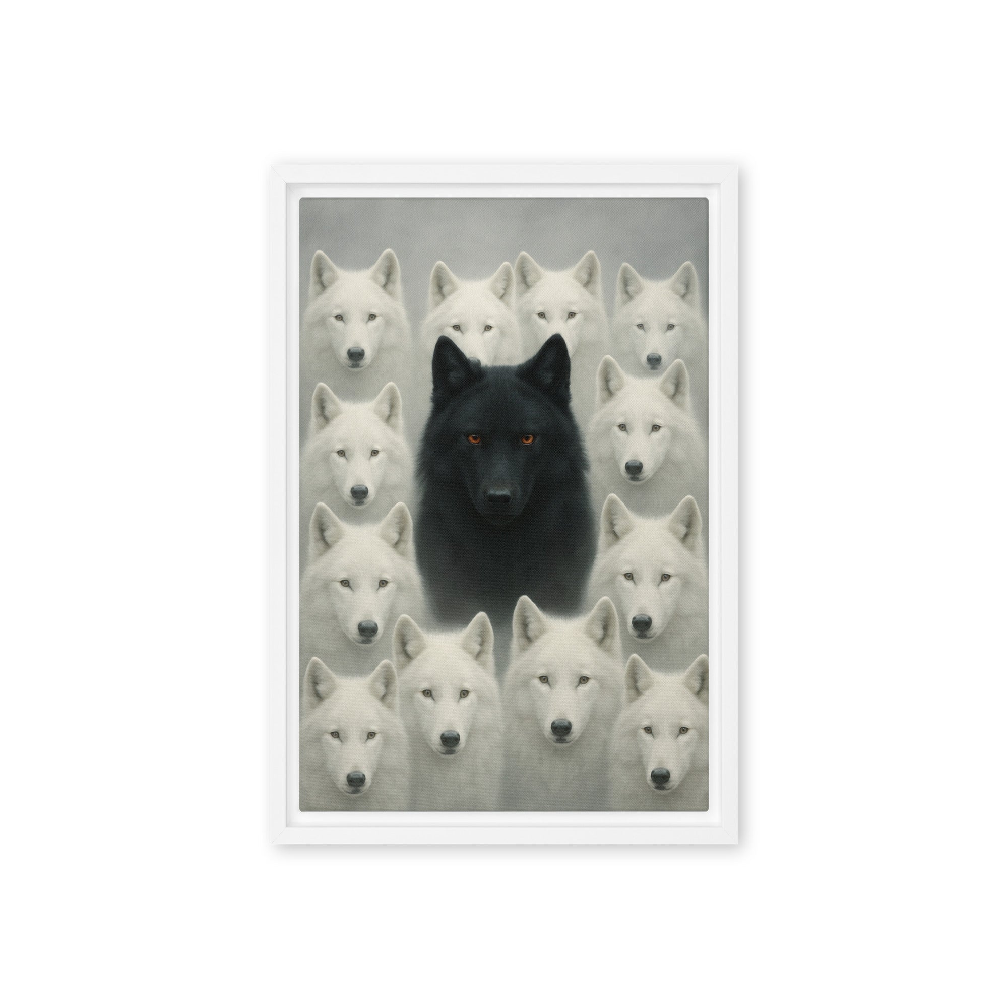 The Black Wolf - Ambitioncanvas.com