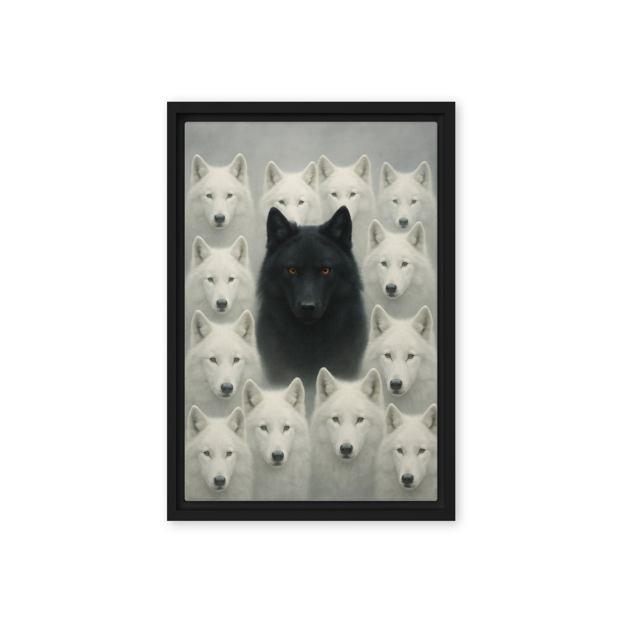 The Black Wolf - Ambitioncanvas.com