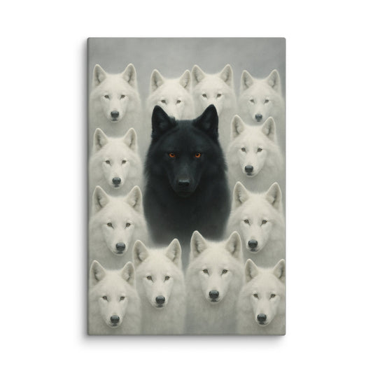 The Black Wolf - Ambitioncanvas.com