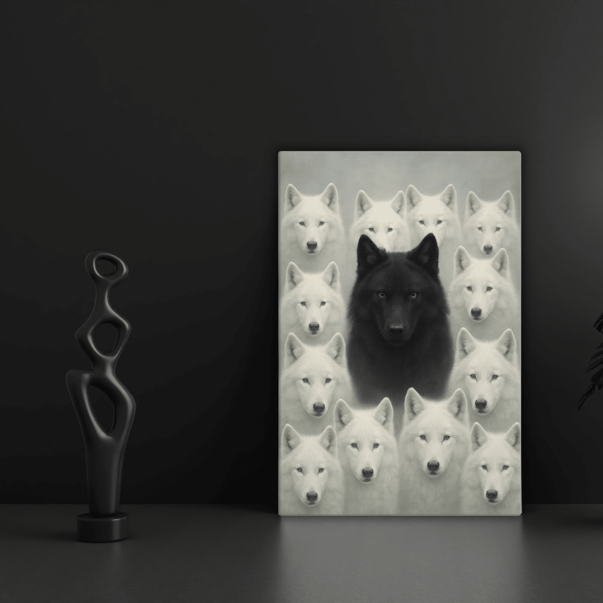 The Black Wolf - Ambitioncanvas.com
