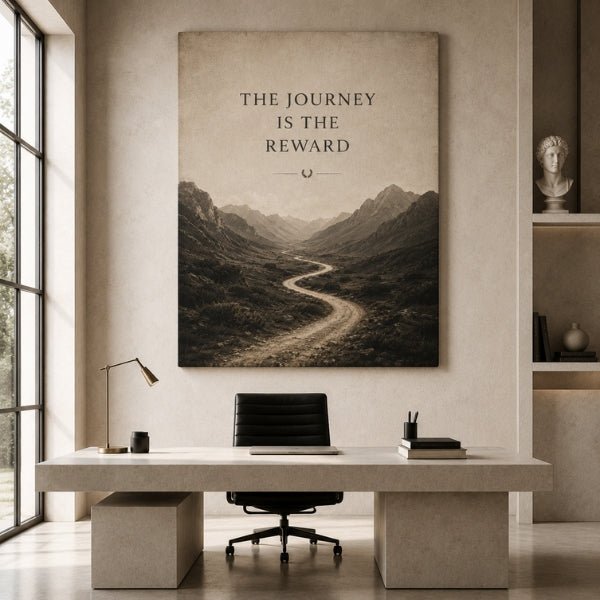 The Journey Is The Reward - Ambitioncanvas.com