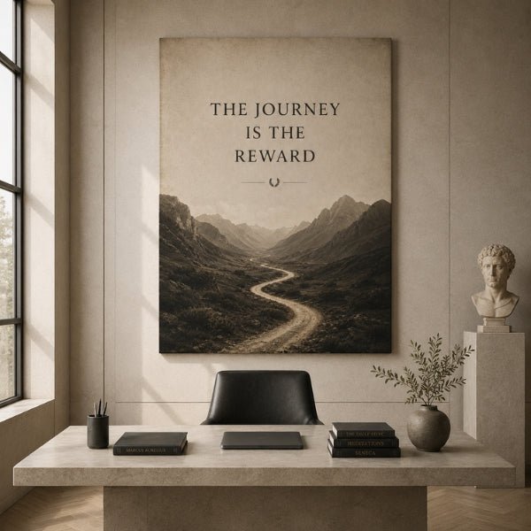 The Journey Is The Reward - Ambitioncanvas.com