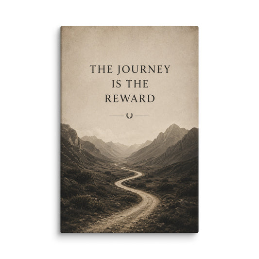 The Journey Is The Reward - Ambitioncanvas.com