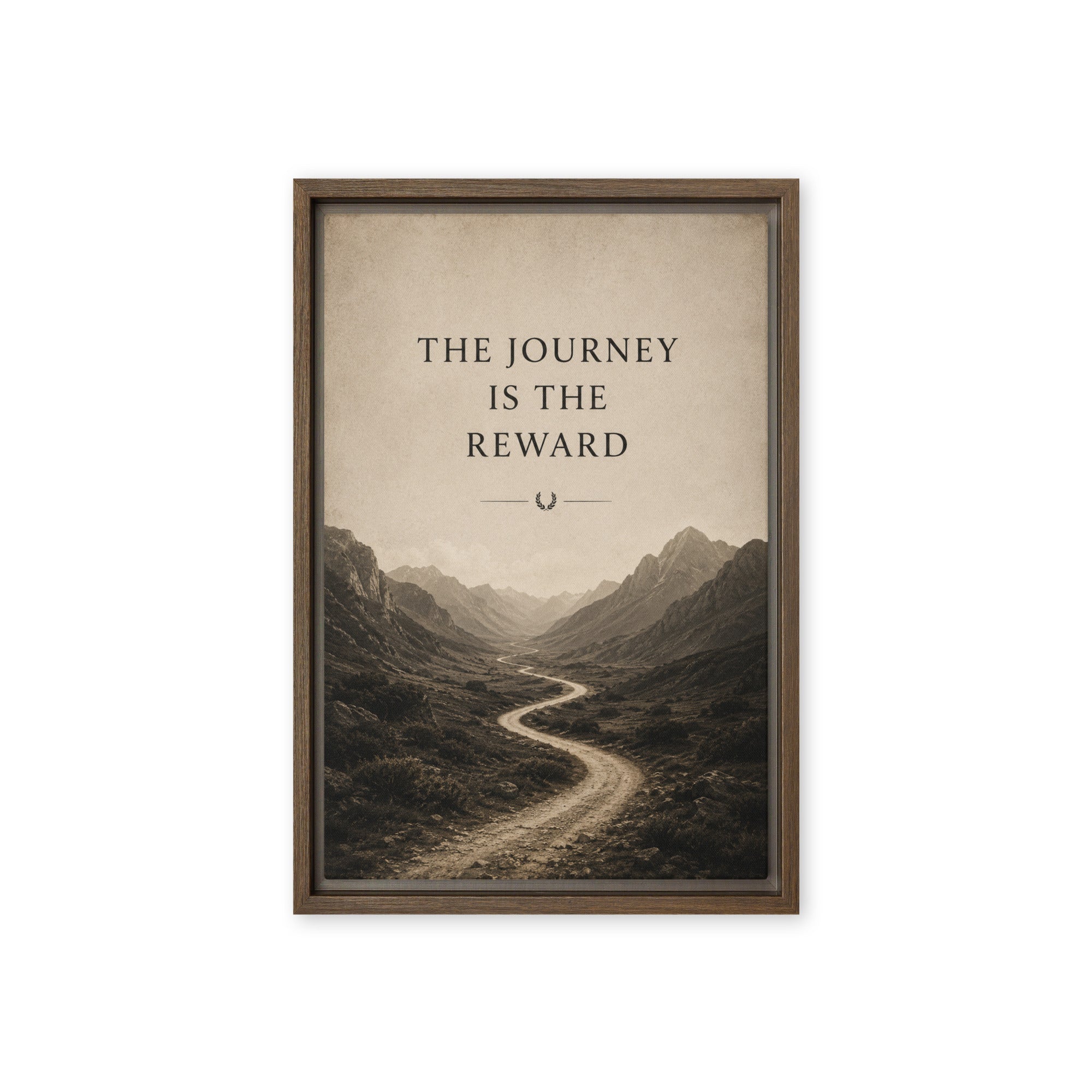 The Journey Is The Reward - Ambitioncanvas.com