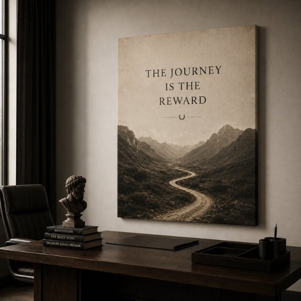 The Journey Is The Reward - Ambitioncanvas.com
