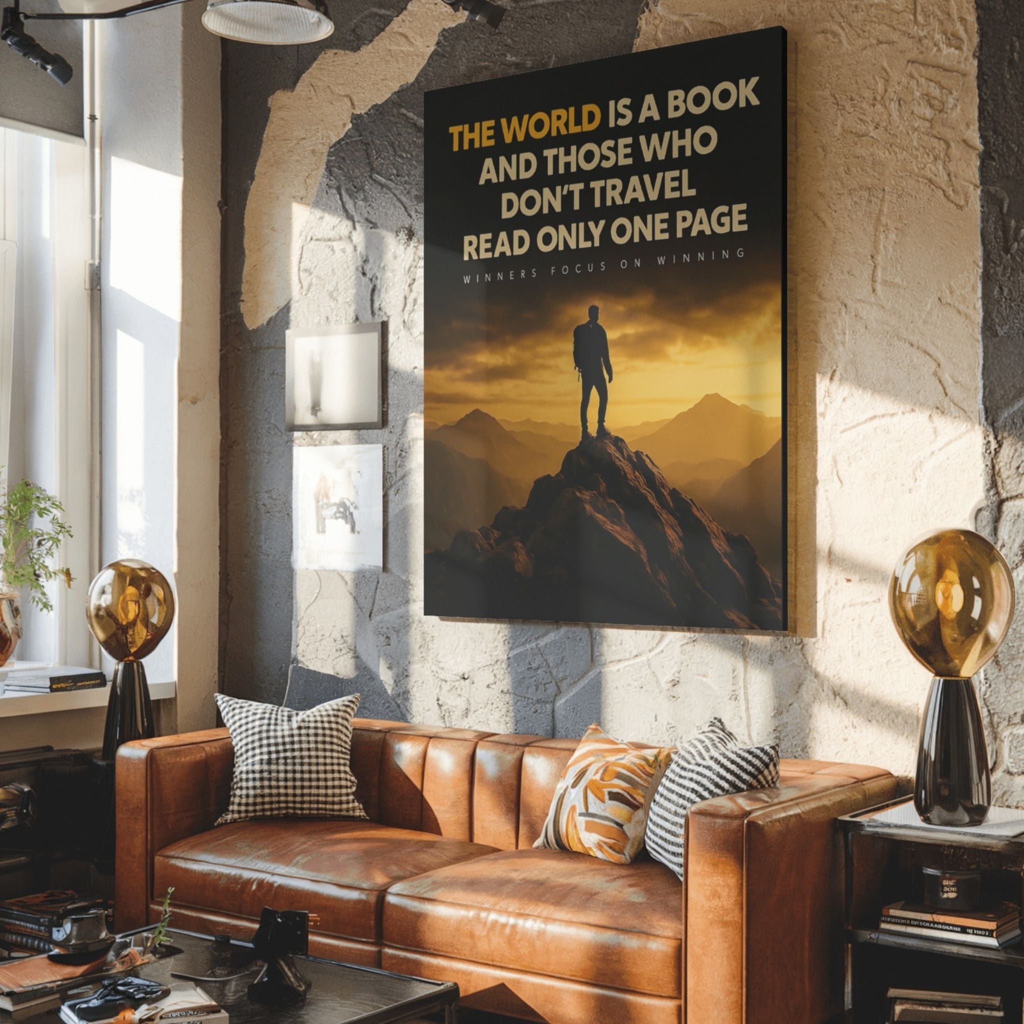 The World is a Book - Ambitioncanvas.com